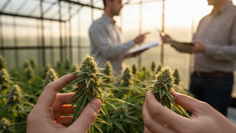 Fertilisation naturelle fleurs CBD en environnement contrôlé